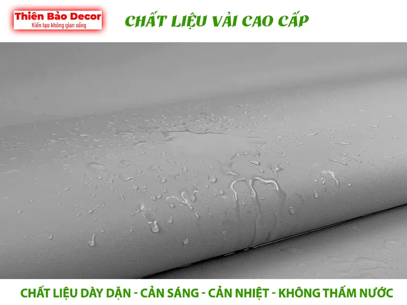 Chất liệu rèm cuốn trơn